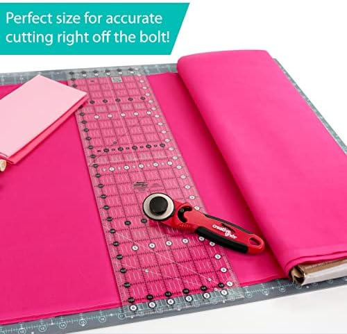 Creative Grids Quilt Ruler 6-1/2in x 24-1/2in Rectangle - CGR24 – Made