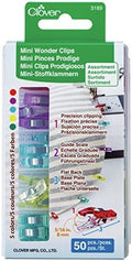 Clover Mini Wonder Clips (50 pcs. Assorted Colors)