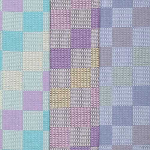 Mook Fabrics Flannel PRT Plaid, Grey Cut by The Yard