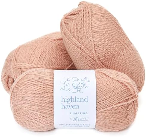 Highland Haven - 100% Highland Wool Yarn Set of 3 Skeins (150 Grams)