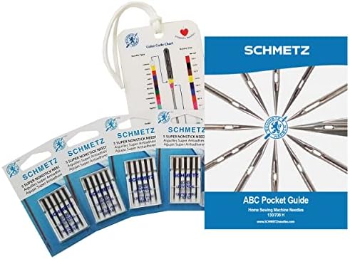 Super NonStick Sewing Machine Needle Bundle, Assorted Sizes