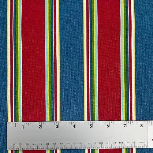 Tapas in Multi | Outdoor Waterproof Upholstery Fabric | Stripes