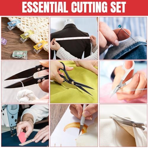 Lasnten 10'' Fabric Scissors Heavy Duty Sewing Scissors for Fabric