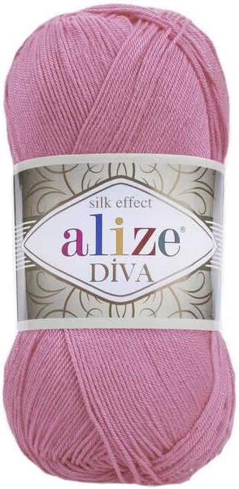 100% Microfiber Acrylic Alize Diva Silk Effect Knitting Sport Crochet