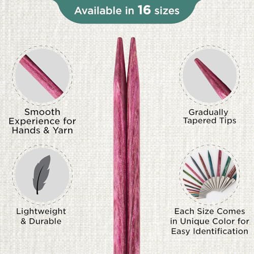KnitPro Dreamz Interchangeable Circular Needles 5" (13cm) | US Size 6