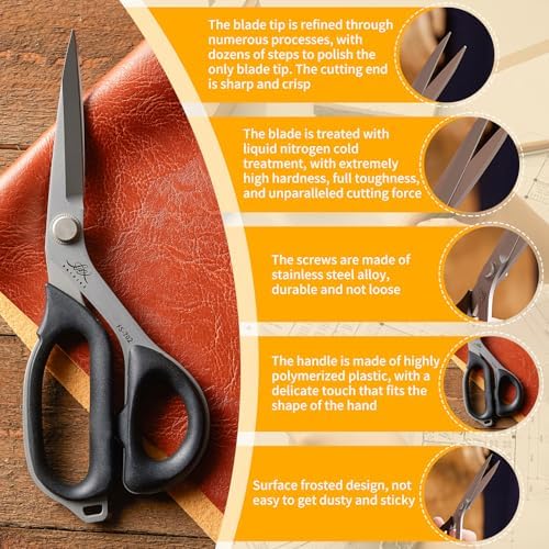 Fabric Scissors Tailor Sewing Shears Heady Duty Multi-Purpose Integral
