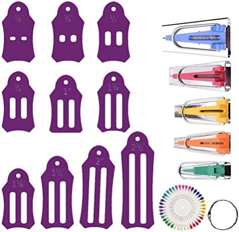 16PCS Sasher Tools Set Sasher Bias Tape Makers Bias Binding Maker
