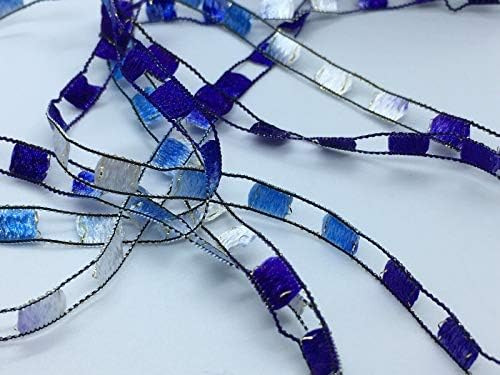 Berlini East Track II Metallic Accent Ladder Ribbon Yarn 50 Gram