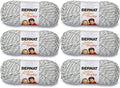 Bernat Softee Chunky Yarn (6-Pack) Grey Ragg 161128-28047