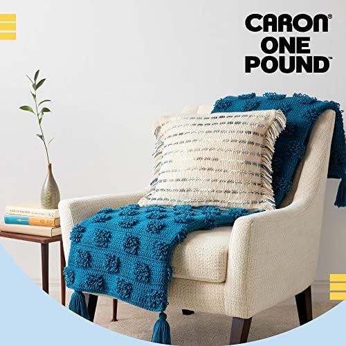 Caron One Pound Soft Yarn for Crocheting & Knitting, Royalty, 2-Pack