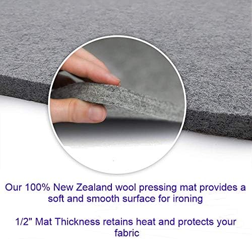 Wool Pressing Mat, Extra Large 22" X 60" Pressing Mat for Quilting