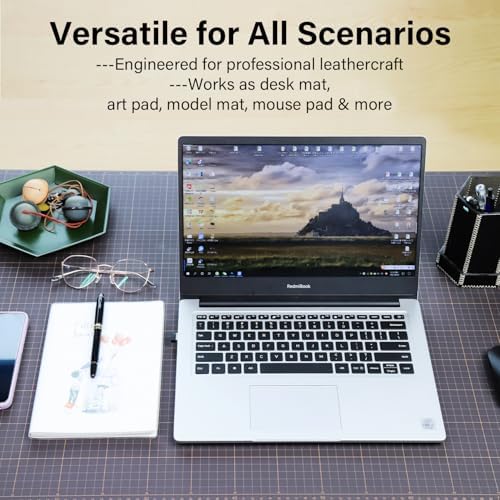 WUTA Self Healing Sewing Mat, Double Sided Non-Slip PVC Cutting Mat A4