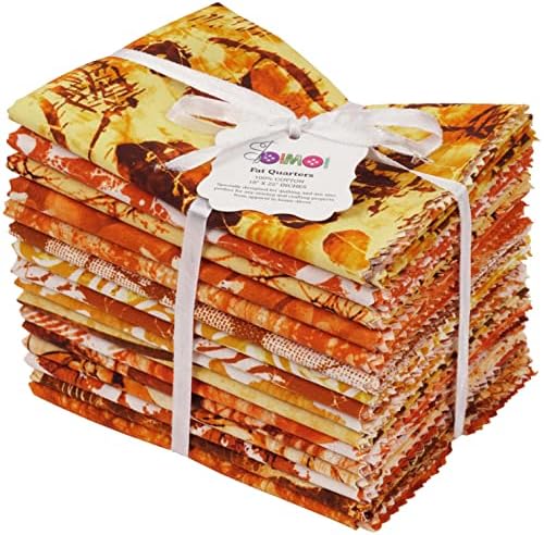 Soimoi 16 Pc Fat Quarter Bundle, Batik Print 18"x 22" DIY Patchwork