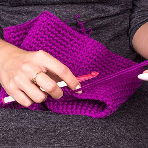 6Pcs Large Crochet Hook Set, Ergonomic Handles Thick Crochet Hooks