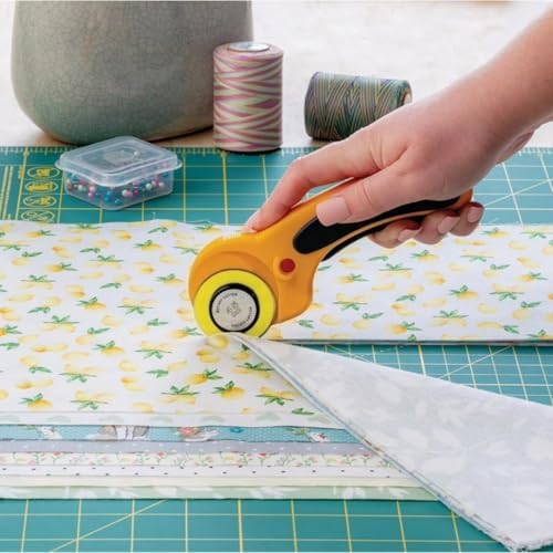 AMASEWART 45mm Titanium Coated Rotary Cutter Blades Fits Fiskars Olfa