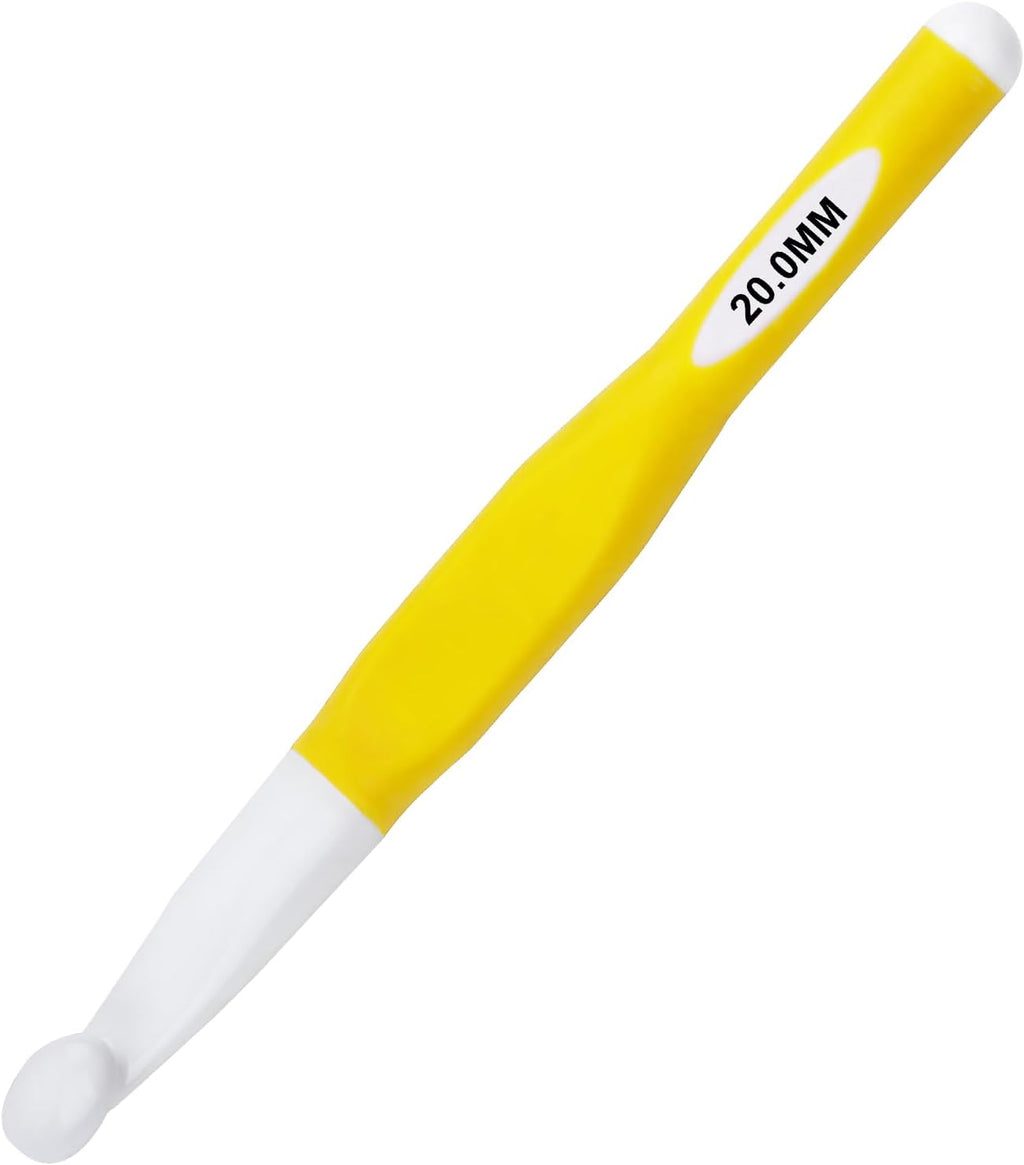 Hobekoee 20mm Large Crochet Hook,Huge Crochet Hooks for Chunky