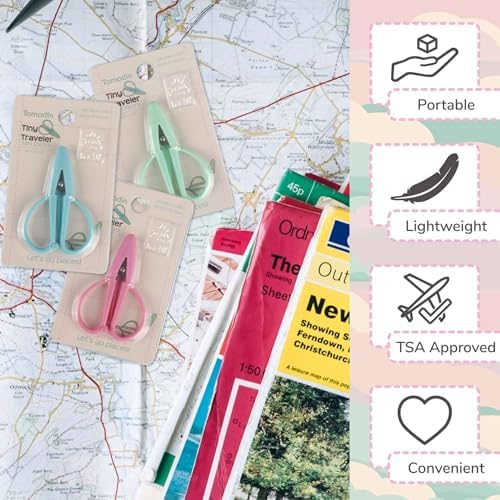 JubileeYarn Tiny Traveler Scissors - Beach Glass - 1 Unit