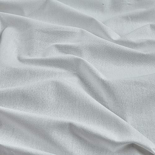 Rayon Linen Blend White, Fabric by the Yard