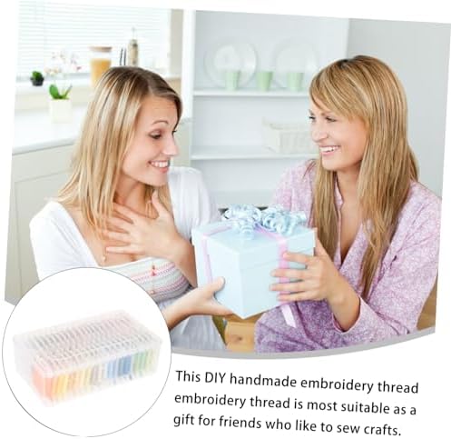 Veemoon 2sets 100% Cotton Embroidery Floss Embroidery Thread 4 Meters