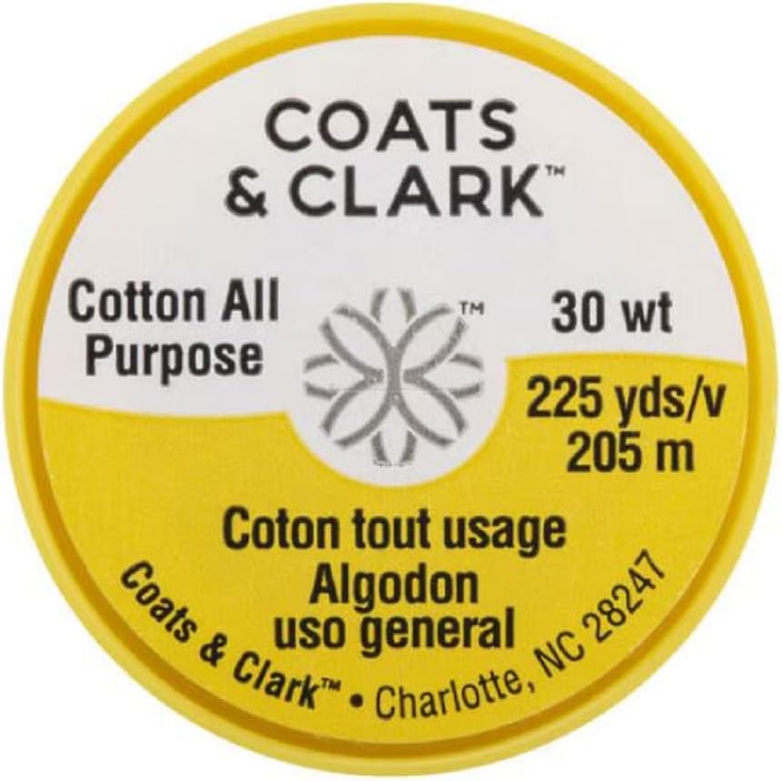 Coats & Clark Cotton All Purpose Sewing Thread 100% Mercerized Cotton