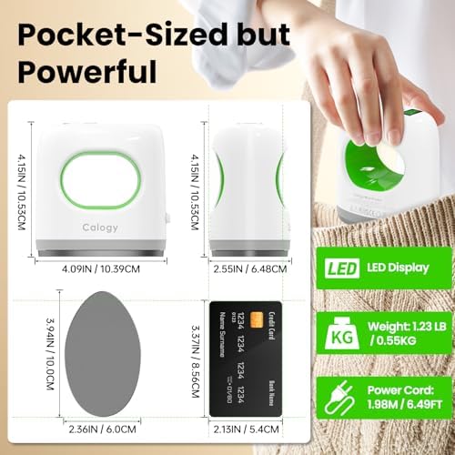 Calogy Super Mini Heat Press Machine, Fast Up to Max 410°F in 3Mins &