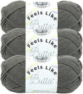 Lion Brand Yarn, Feel Like Butta Velvety Soft Yarn for Knitting