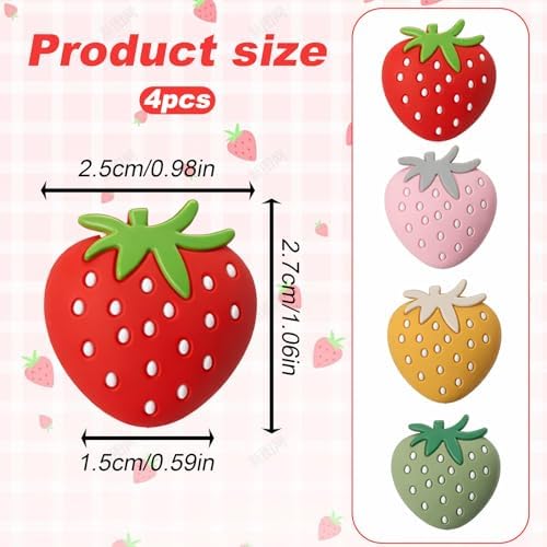 4 Pcs Knitting Needle Point Protectors, Needle Stoppers Cartoon