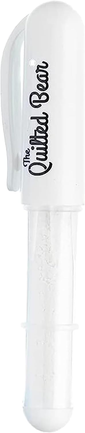 The Quilted Bear Chalk Fabric Marker for Sewing - Pen Style Refillable