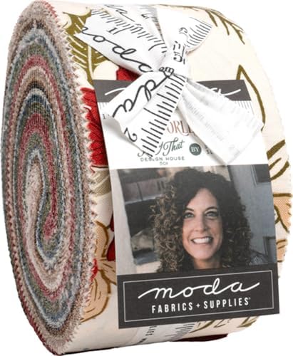 Stephanie Sliwinski Old World Yuletide Jelly Roll 40 2.5-inch Strips