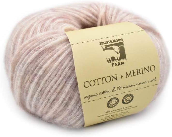 Juniper Moon Farm - Cotton + Merino Yarn, 100 g / 3.5 oz (02 - Coal)