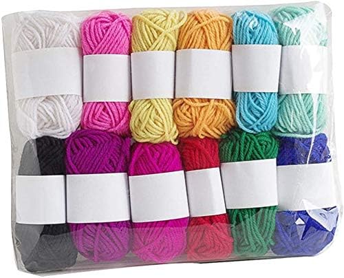 COPYLOVE 12Pcs Color Crochet Yarn Set, Soft Knitting Yarn, Premium