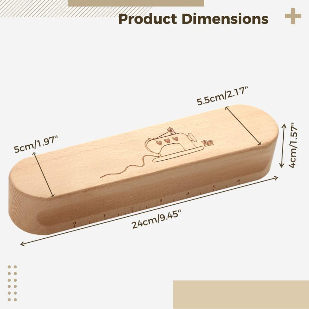6-Inch Hardwood Tailor Clapper For Pressing & Setting Seams, Seam
