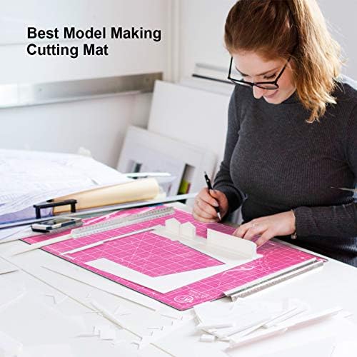 KC GLOBAL A2 (24"x18") Self-Healing Cutting Mat (Pink) - Sturdy