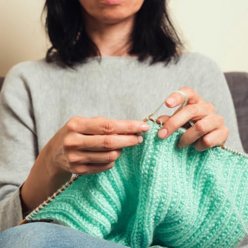 HARFINGTON 5Pcs Bamboo Knitting Needles Double Pointed Size US