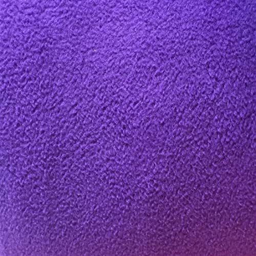 Fashion Fabrics LLC Dark Purple Solid Polar Fleece Anti-Pill Lining