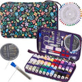Bobode 140PCS Travel Hand Sewing Kit with Needle and Thread Set