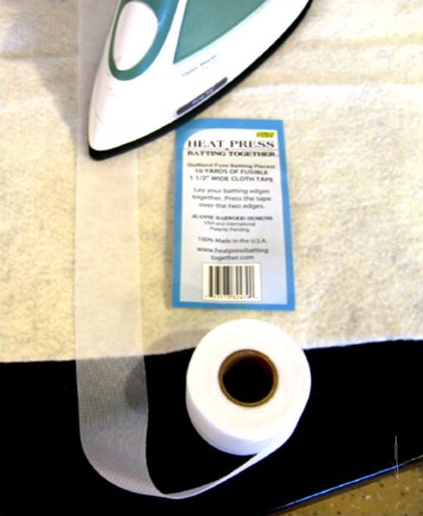 Together Fusible Batting Tape -2 Pack (1 1/2 in x 15YD) -Cloth Tape