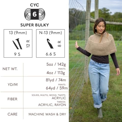 Lion Brand Hometown Super Bulky Yarn – Aspen Tweed
