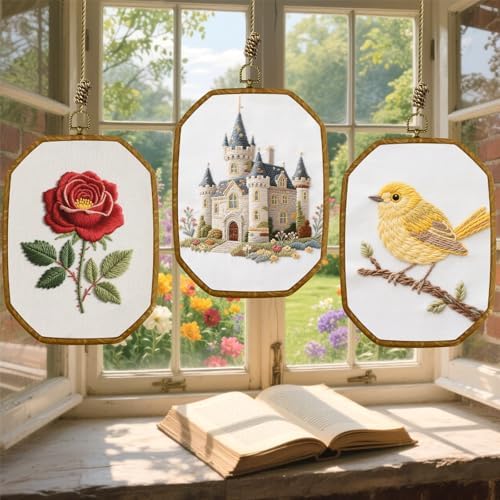 Embroidery Hoops, 3-Pack, 10x7 Inch