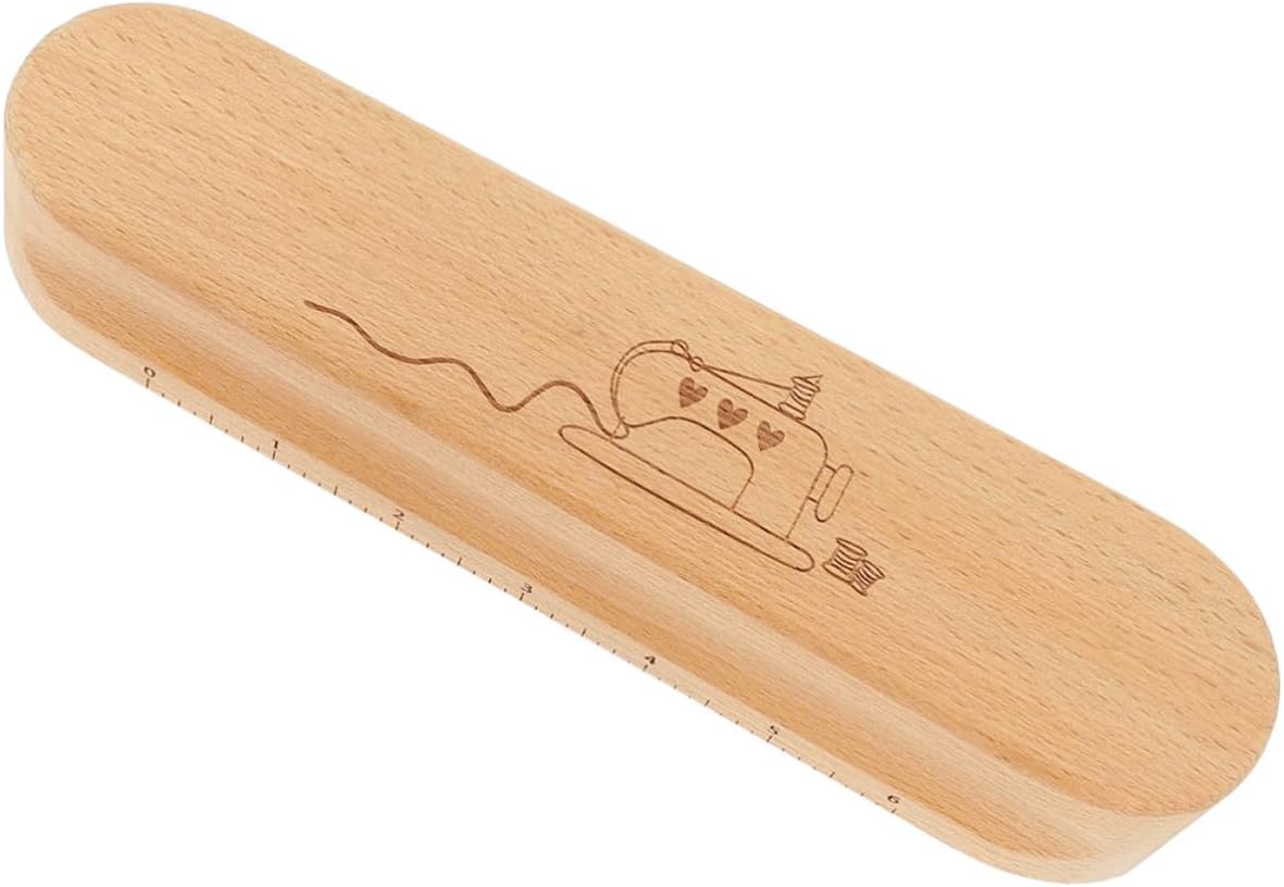 Handheld Wooden Quilter Block for Pressing Fabric Seams