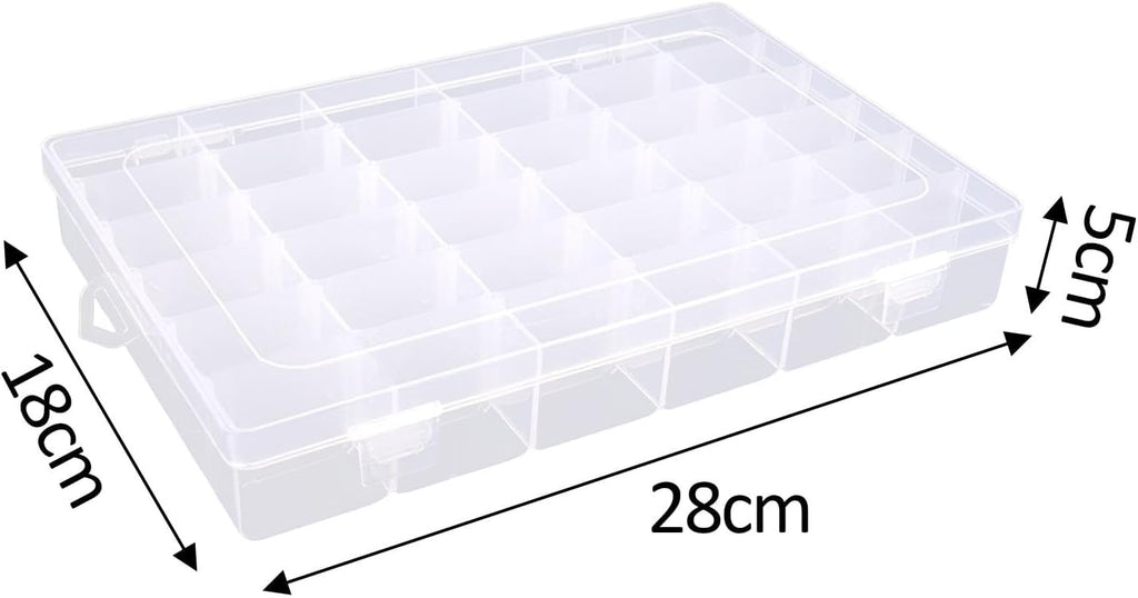 Thread Storage Box Empty Threads Spools Box Grids Embroidery Jewelry