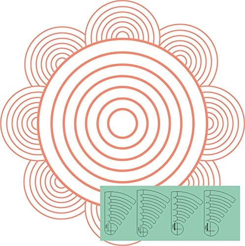 Westalee Design Circles on Quilts Template Set 3 (2"-12") 4pc Set