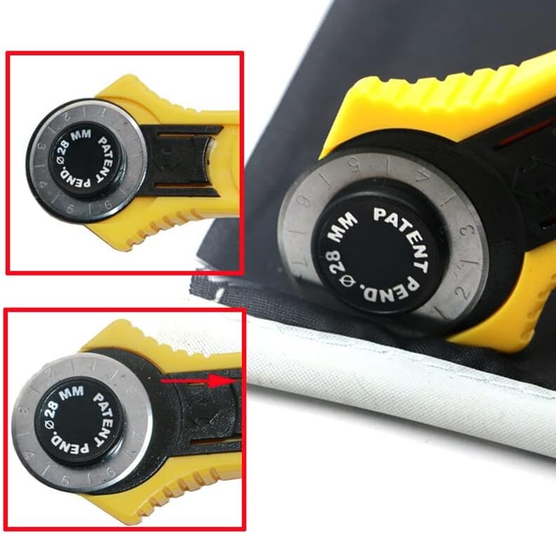 28mm 45mm Rotary Cutter Patchwork Roller Wheel Round Knife Cutting