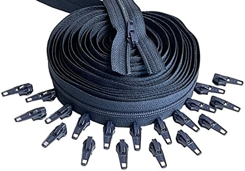 #3 YKK Nylon Coil Continuous Zipper Chain By The Yard Make-A-Zipper