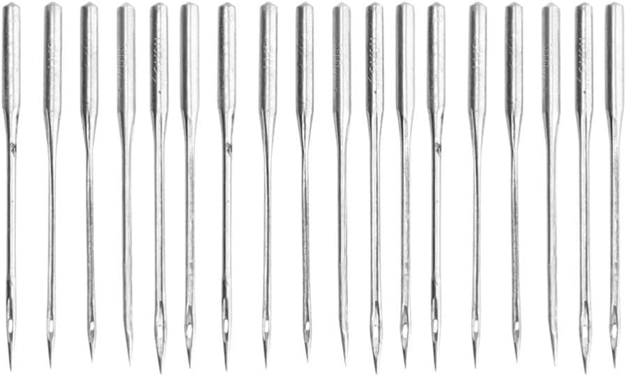 60 Pcs Sewing Machine Needles 18 Alloy Assorted Sizes 9 11 12 14 16