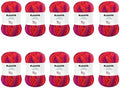 500g(10x50g) Acrylic Yarn for Crocheting and Knitting, Colorful