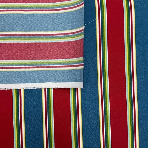 Tapas in Multi | Outdoor Waterproof Upholstery Fabric | Stripes