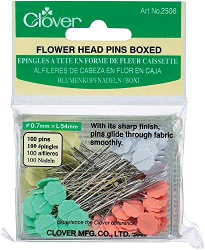Clover Boxed Flower Head Pin 54mm