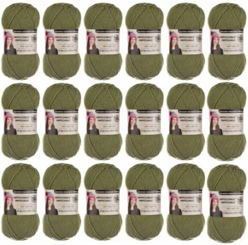 Loops & Threads Impeccable Solid Yarn - Solid Yarn for Knitting