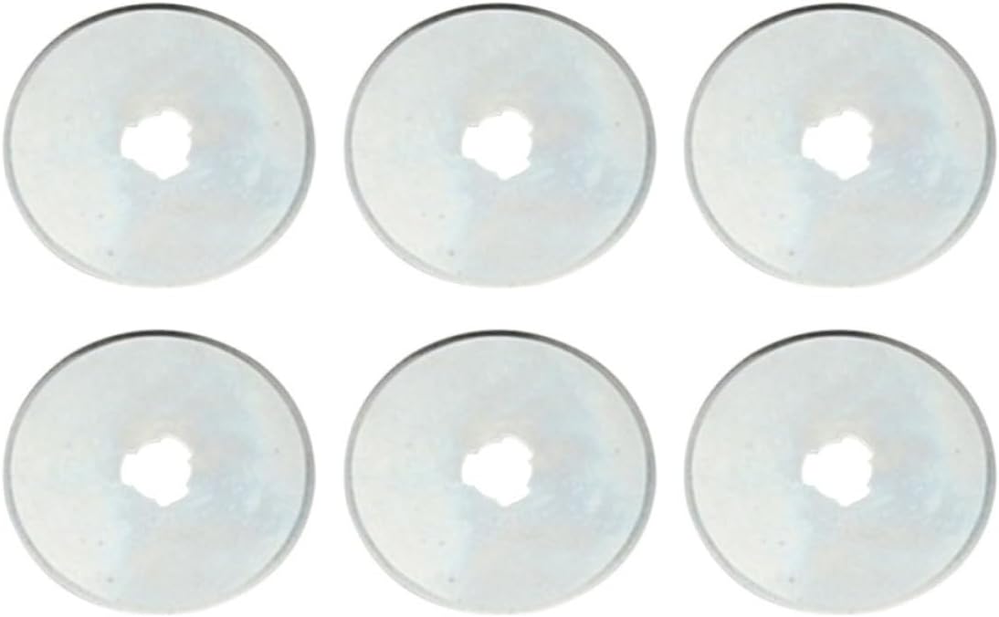 6pcs Rotary Cutter Blades Replacement Set for Sewing Fabric